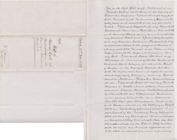 1858, 28th December - Will of Thomas Cull