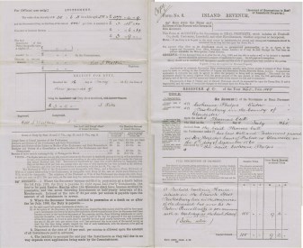 1860, Account of Successions
