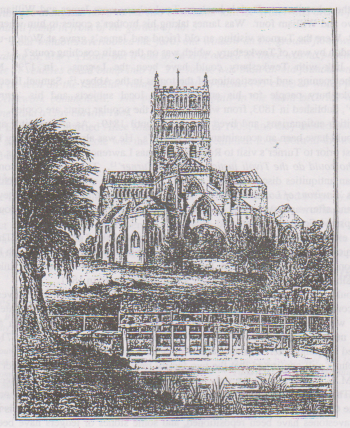 The Wooden Priests Bridge Over the River Swilgate<br>engraved by Lyson, 1798