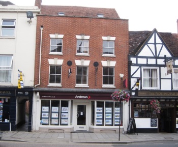 A substantial brick built<br> house on the High Street