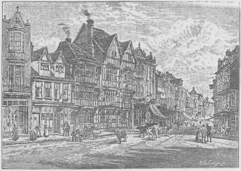 Cross House circa 1890<br>restored by Thomas Collins