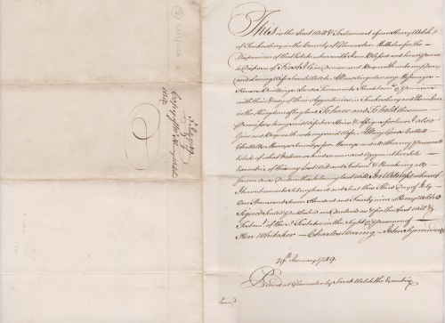 1749 - Will of Mr Henry Welsh
