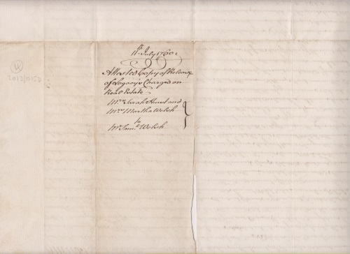 1760 – Release to Samuel Welsh