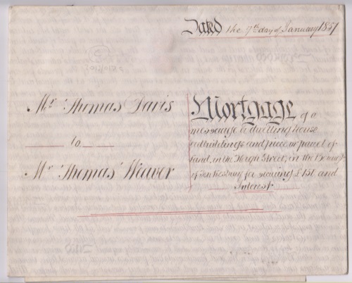 1857 – Mortgage