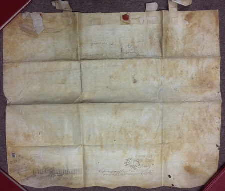 Indenture of Lease, reverse