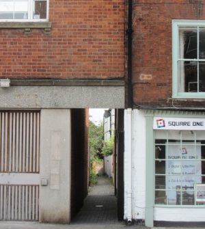 Alley entrance