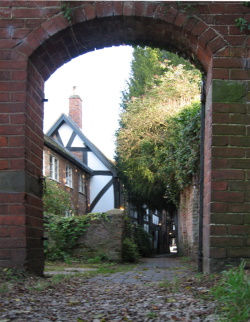 Looking from the graveyard