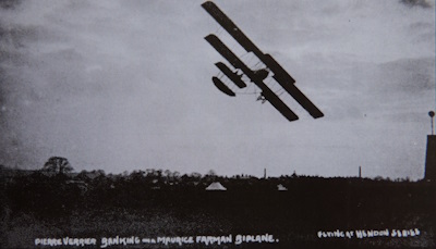 Verrier at Hendon Aerodrome