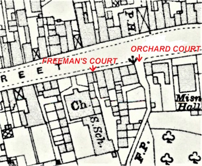 Freeman's court in 1884