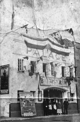 The Factory resurrected as a<br>Cinema in WWI<br>[R Wherrett,-Ebay]